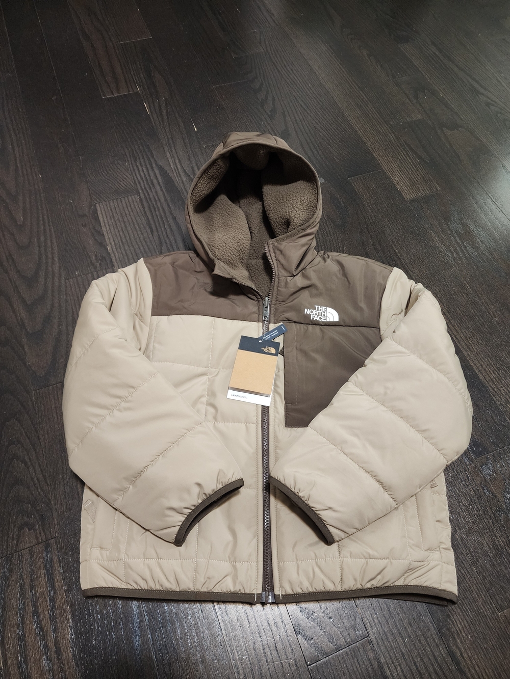 The North Face Boy's Reversible Hooded Puffer Jacket